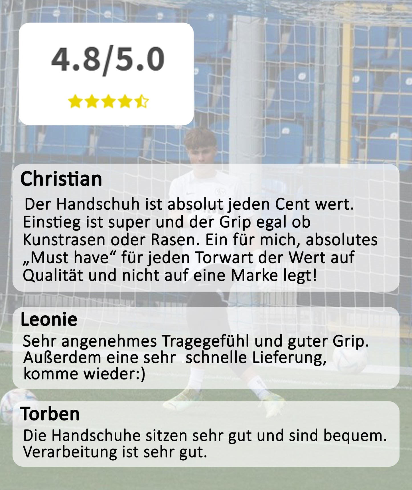 Krakens Trwarthandschuhe Zufriedenheit der Kunden