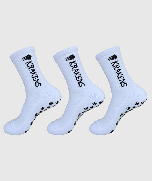 Grip Socken weiß 3er Pack